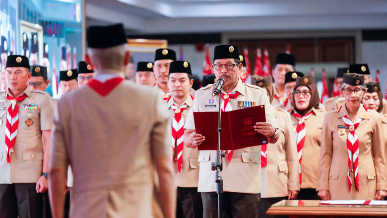 Bantu Majukan Gerakan Pramuka di Jateng, Sekjen Kwarnas Apresiasi Nana Sudjana