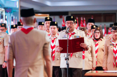 Bantu Majukan Gerakan Pramuka di Jateng, Sekjen Kwarnas Apresiasi Nana Sudjana