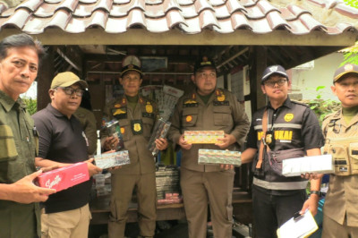 Operasi Gabungan, Petugas Sita 10.820 Batang Rokok Ilegal