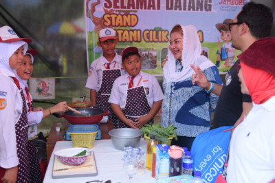 Keren, Para Pelajar Pamerkan Aneka Kreasi Makanan Hasil Urban Farming di Jambore Petani Cilik Semarang