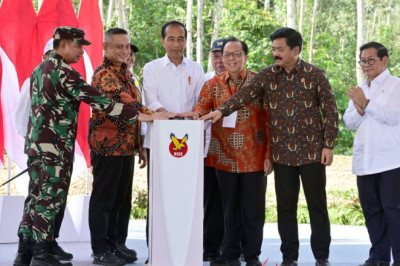 Presiden Jokowi Lakukan Groundbreaking Nusantara International Convention Center and Hotel di IKN