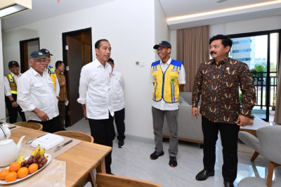 Presiden Jokowi Tinjau Tower Hunian ASN di IKN, Tekankan Pengelolaan Digital dan Modern