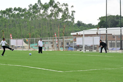 Tinjau Pusat Pelatihan PSSI di IKN, Presiden: September akan Dipakai