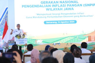 Berhasil Kendalikan Inflasi, Gerakan Nasional Pengendalian Inflasi Pangan Dihelat di Jateng