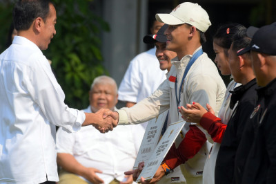 Presiden Jokowi Apresiasi Atlet Peraih Emas Olimpiade dengan Bonus Rp6 Miliar