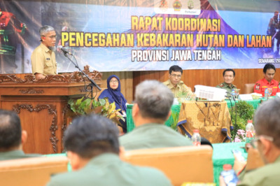 Karhutla Capai 153 Hektare pada 2024, Sekda Jateng Minta Tingkatkan Kesiapsiagaan