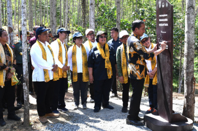 Presiden Jokowi Canangkan Kawasan Wanagama Nusantara di IKN