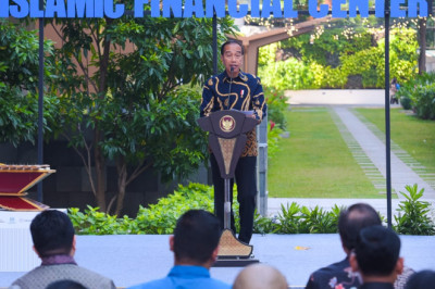 Resmikan Kawasan Indonesia Islamic Financial Center, Presiden Tekankan Penguatan Ekonomi Syariah