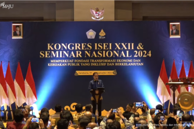 Buka Kongres ISEI, Presiden Jokowi Tekankan Pembentukan Pasar Kerja