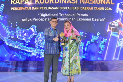 Hebat, Kota Semarang Pertama Kali Raih Dua Penghargaan TP2DD Tingkat Nasional