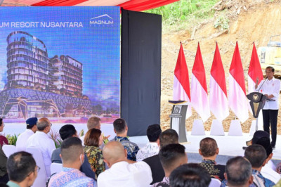 Presiden Jokowi Resmikan Pembangunan Magnum Resort Nusantara 