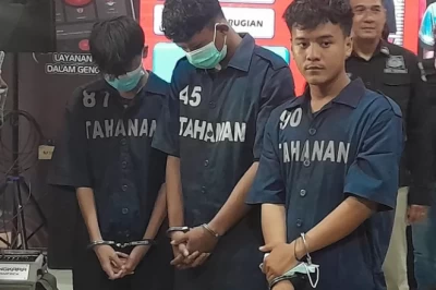 Tiga Anggota Gangster Kokar411 yang Beroperasi di Genuk Semarang Ditangkap Polisi