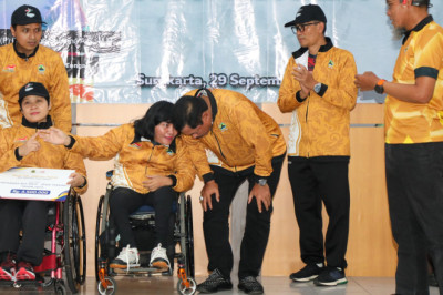 Targetkan 110 Medali Emas, Pj Gubernur : Saatnya Juara Umum Peparnas