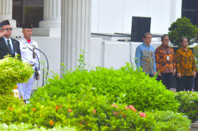 Ikuti Upacara Hari Kesaktian Pancasila, Pegawai di Lingkungan Lembaga Kepresidenan Ucapkan Ikrar Kesetiaan Pancasila
