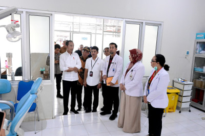Tinjau RSUD dr. Abdul Rivai di Berau, Presiden Jokowi Dorong Peningkatan Fasilitas Kesehatan