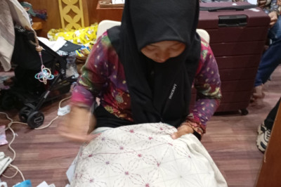 Tampil di Inacraft, Produk Tenun Asal Cilacap Makin Menarik Dipadu dengan Sashiko