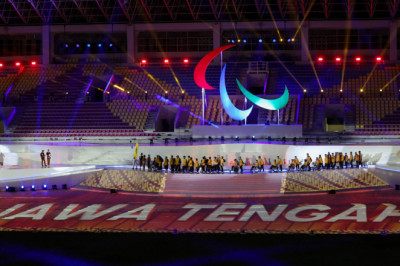 Pj Gubernur Jateng Dampingi Presiden Buka Peparnas XVII di Solo