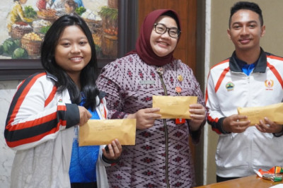 Pemkab Sragen Beri Apresiasi Atlet Peraih Medali Pon XXI
