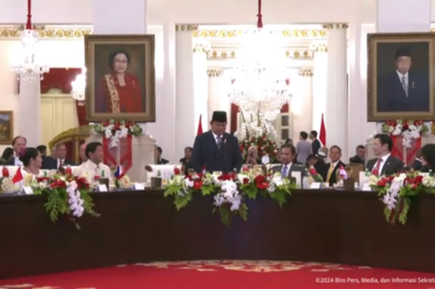 Presiden Prabowo Subianto Jamu Tamu Negara dan Perwakilan Negara Sahabat di Istana Negara, Jakarta