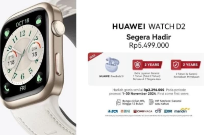 HUAWEI WATCH D2, Smartwatch Huawei Pertama dengan Pemantauan Tekanan Darah Ambulatori (ABPM) 24 Jam
