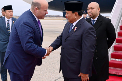Dari Beijing, Presiden Prabowo Subianto Tiba di Washington DC