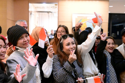 Masyarakat Indonesia Sambut Hangat Kedatangan Presiden Prabowo di Washington DC