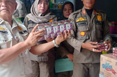 Operasi Penertiban Rokok Ilegal di Sarang, 6.908 Batang Disita