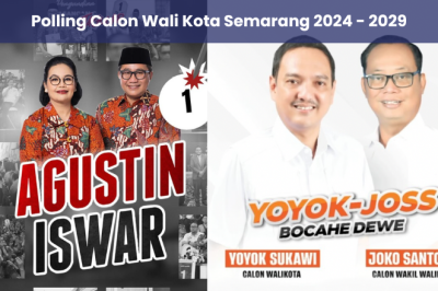 Polling Online Calon Wali Kota Semarang 2024 - 2029 Pilihan Anda