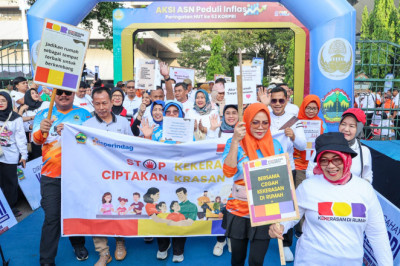 Kampanyekan Antikekerasan, Sekda Jateng: Cintai Keluarga agar Betah di Rumah