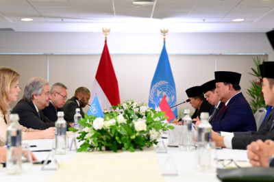 Presiden Prabowo dan Sekjen PBB António Guterres Bahas Sejumlah Isu Strategis dalam Pertemuan Bilateral di Brasil