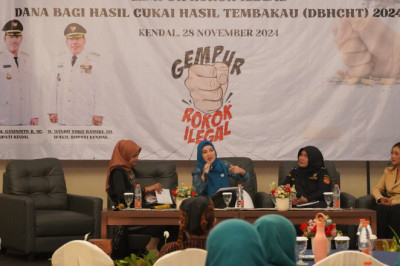 Sosialisasi Gempur Rokok Ilegal, TP PKK Kendal.Siap Jadi Agen Pengawas