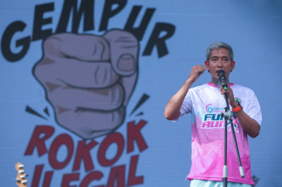 Gandeng Ribuan Pelari, Pemprov Jateng Gencarkan Sosialisasi Pemberantasan Rokok Ilegal