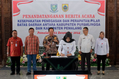 Pemkab Pemalang dan Purbalingga Sepakati Batas Daerah