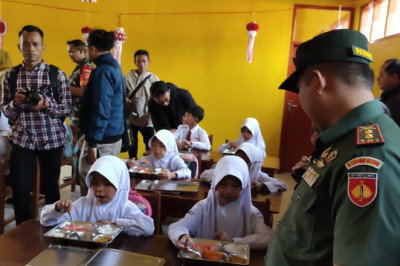 Kodim 0706 Temanggung Uji Coba Makanan Bergizi Gratis