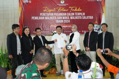 Resmi ditetapkan KPU, Robby-Nina Siap Pimpin Salatiga