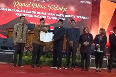 Faiz-Suyono Jadi Calon Bupati-Wakil Bupati Terpilih Batang