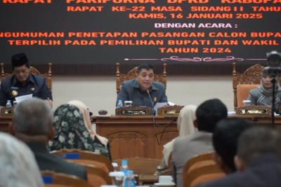 Rapat Paripurna, DPRD Cilacap Umumkan Calon Kepala Daerah Terpilih