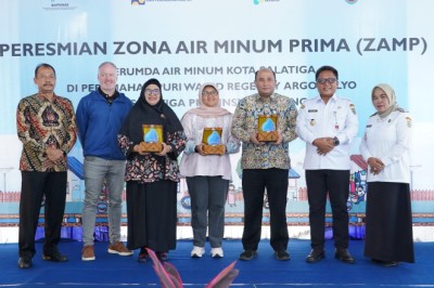 Warga Salatiga Kini Bisa Nikmati Air Minum dari Keran