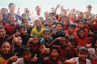 Penggawa PSIS Versus 100 Bocah SSB, Tandai Pemanfaatan Kembali Stadion Jatidiri Pascarenovasi