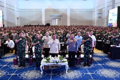 Rapim TNI-Polri Tahun 2025, Presiden Prabowo Tegaskan TNI-Polri Dedikasikan Diri untuk Bangsa dan Negara