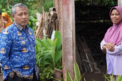 Longsor Rusak Tembok Rumah Warga di Temanggung