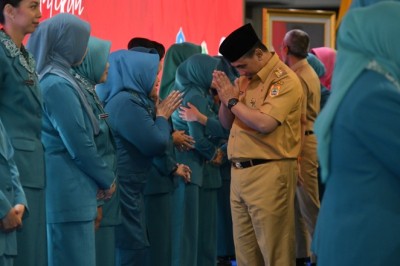 Dilantik Plh Gubernur Jateng, TP PKK Siap Support Wali kota Semarang