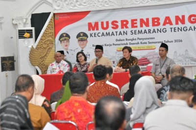 Agustina-Iswar Sampaikan Kebijakan Pembangunan Kota Semarang di Musrenbang