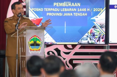 Posko Terpadu Lebaran Jateng Dibuka Gubernur, Petugas Siaga 24 Jam