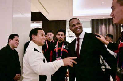Presiden Prabowo Sambangi Timnas Indonesia Jelang Laga Lawan Bahrain, Beri Semangat Langsung