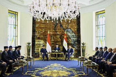 Presiden Prabowo Kunjungi Istana Al Ittihadiya, Disambut Resmi Presiden El-Sisi