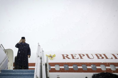 Saat Salju Ankara Mengantar Keberangkatan Presiden Prabowo ke Antalya