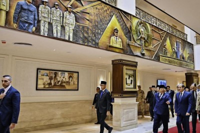 Kunjungan Mendadak Penuh Keakraban, Presiden Prabowo dan Presiden El-Sisi Sambangi Akmil Mesir