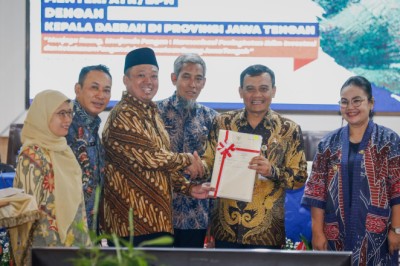 Pemprov Jateng dan Kementerian ATR/BPN Siap Kolaborasi Sertifikasi Tanah Tak Bertuan