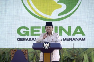 Luncurkan Gerina, Presiden Apresiasi Partisipasi Aktif Wujudkan Ketahanan Pangan Nasional